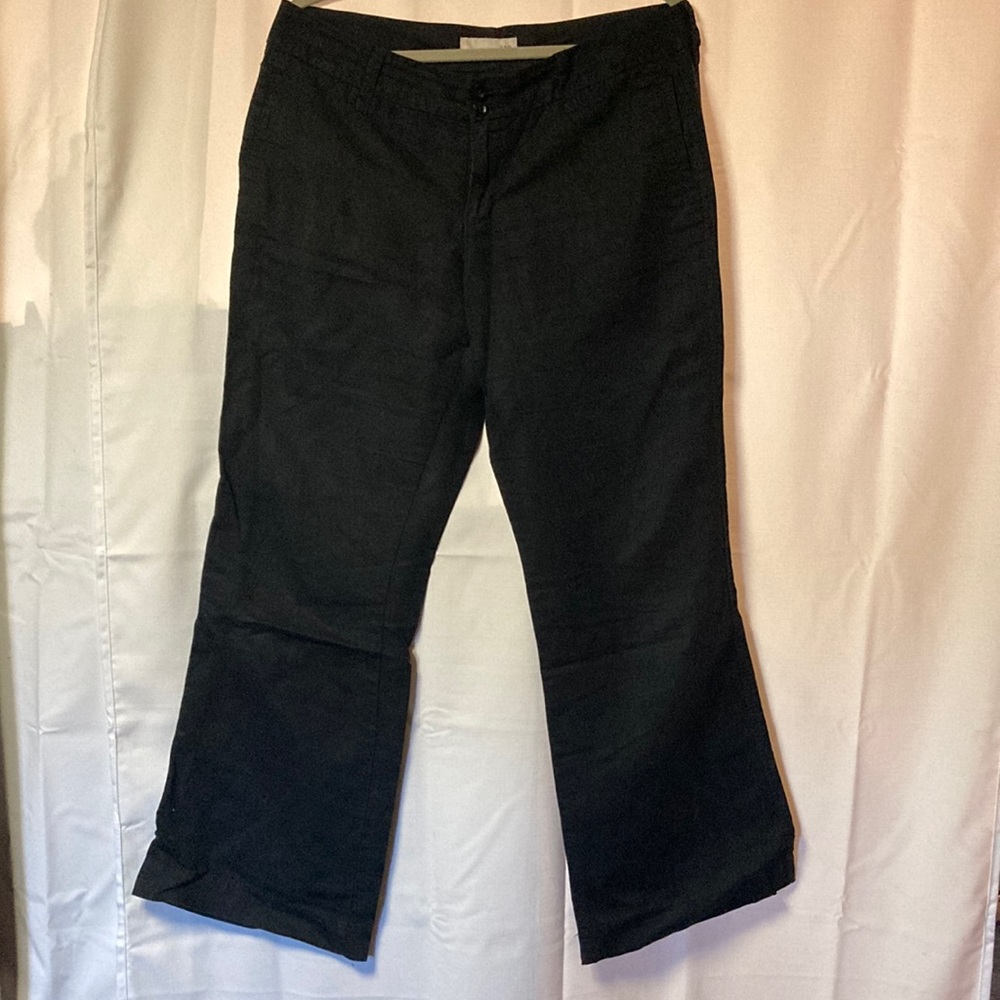 Old Navy black linen pants size 10 inseam 30”